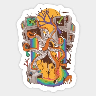 A Fragmented Reality Sticker